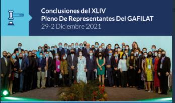 PRINCIPALES CONCLUSIONES DEL XLIV PLENO DE REPRESENTANTES DEL GAFILAT