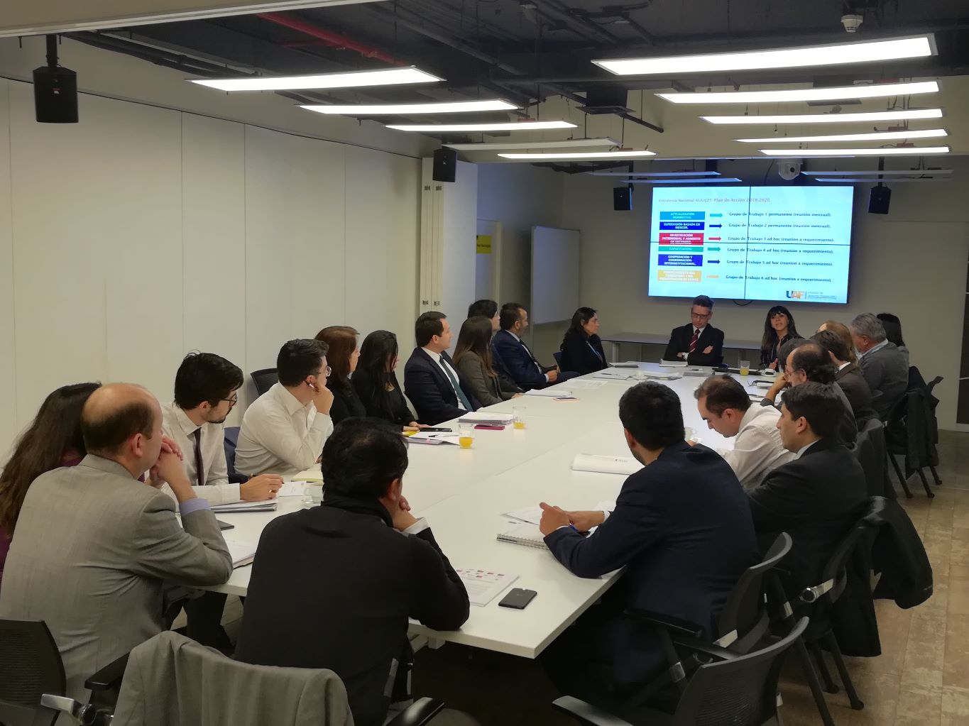UAF COORDINA PRIMERA REUNIÓN DEL GRUPO 1 DE ACTUALIZACIÓN NORMATIVA DE LA NUEVA ESTRATEGIA NACIONAL ALA/CFT 2018-2020