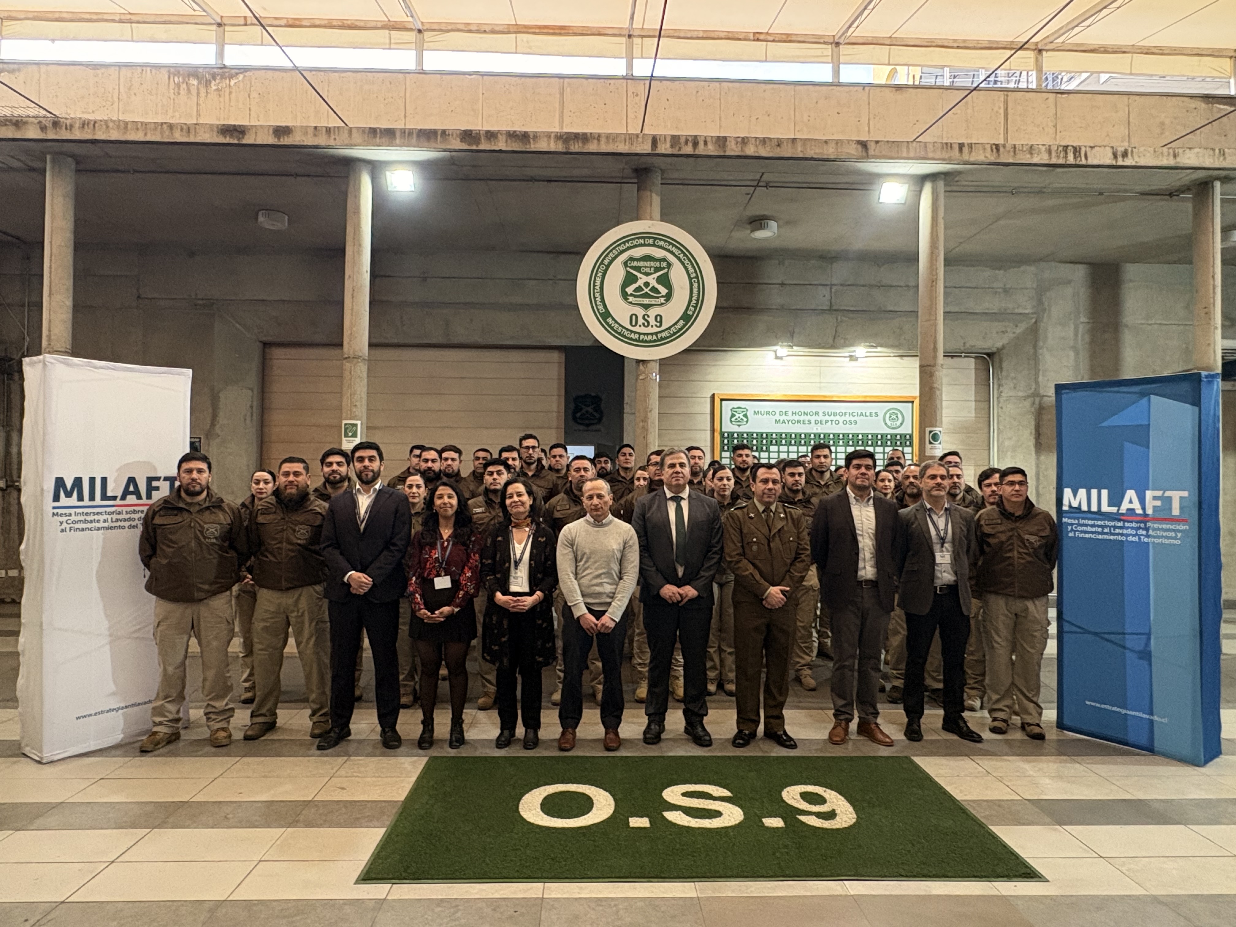 UAF Y CARABINEROS REALIZAN TALLER DE LAVADO DE ACTIVOS E INTELIGENCIA FINANCIERA